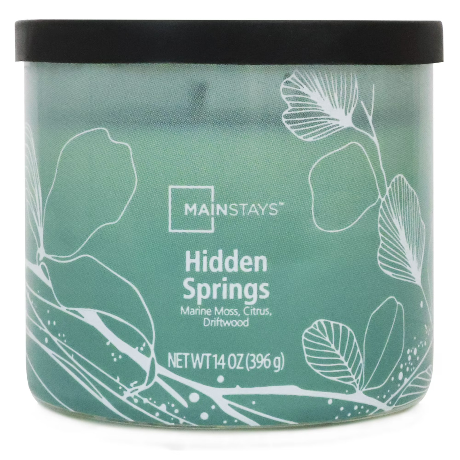Mainstays 3-Wick Ombre Wrap Hidden Springs Candle, 14-Ounce gallery