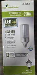 LED Outdoor: Light Efficient Design LED-8024E-A.45W. NEW in box. Free Shipping
