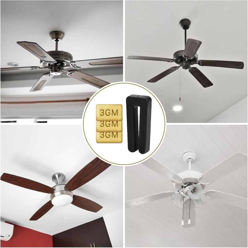 Ceiling Fan Blade Balancing Kit Including Fan Balancing Clips and 12Pcs Metal gallery