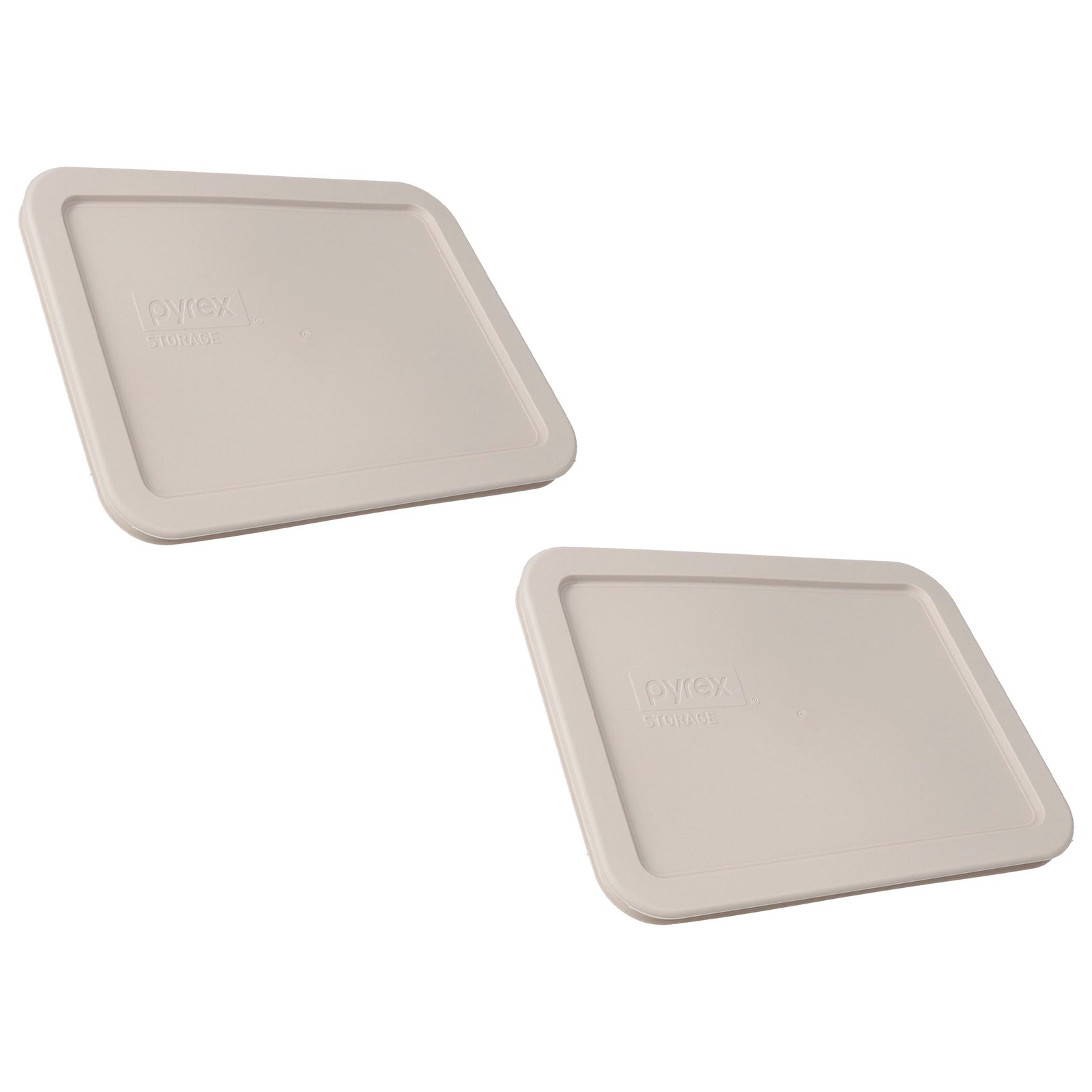 Pyrex 7210-PC 3-Cup Warm Stone Gray Food Storage Replacement Lid (2-Pack) gallery