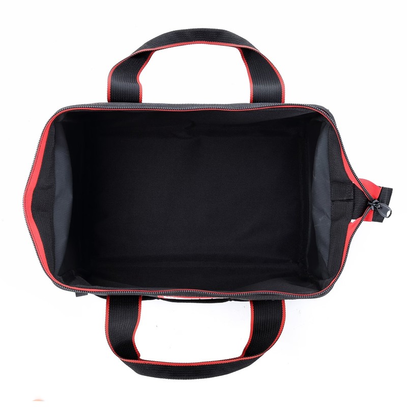 Hyper Tough 12 inch Polyester Tool Bag with Full Length Zipper and Double Strap gallery