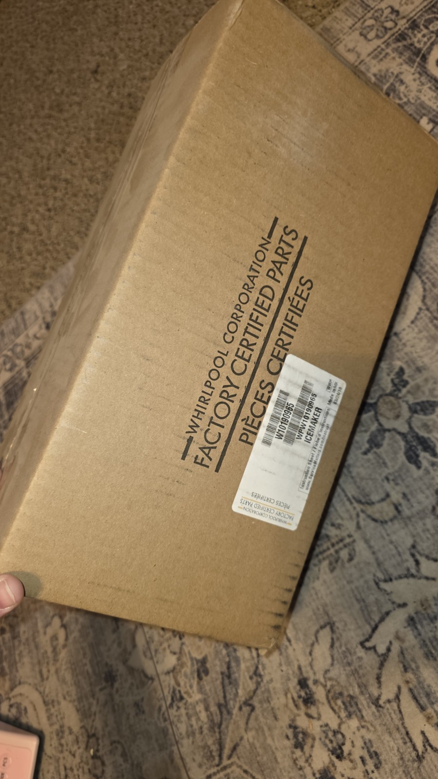 NEW SEALED FACTORY BOX OEM WHIRLPOOL REFRIGERATOR Freezer ICE MAKER #W10190965 gallery