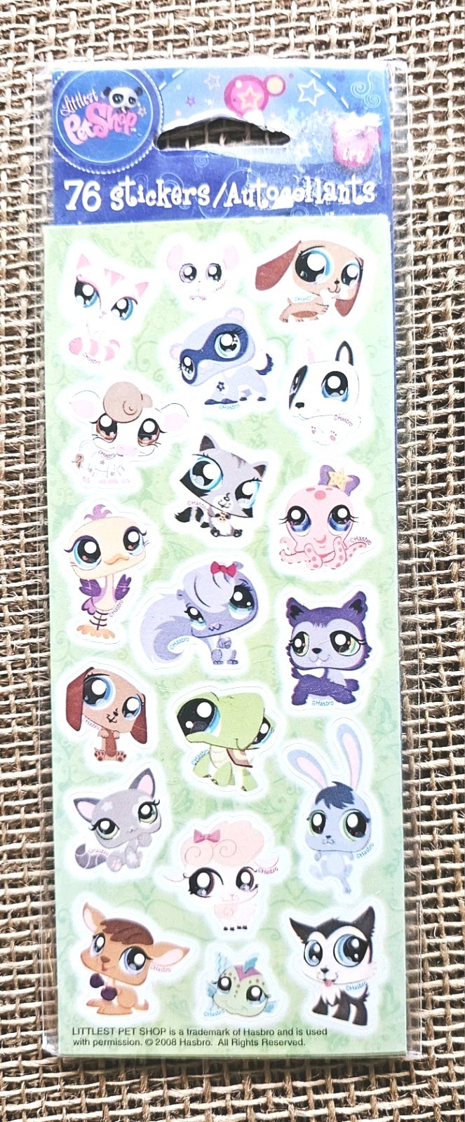1 Pkg Littlest Pet Shop Stickers Stickety Doo Da 4 Sheets 76 Stickers gallery
