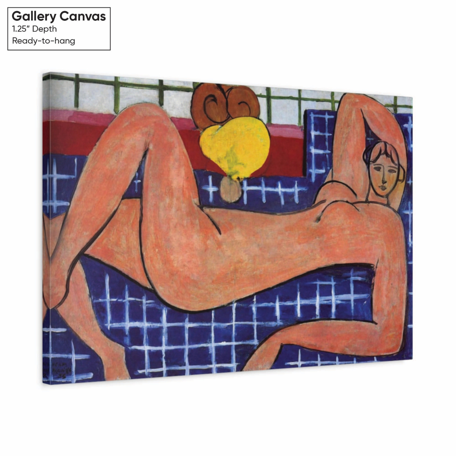 Pink Nude by Henri Matisse Print - Oversized Canvas Wall Art gallery