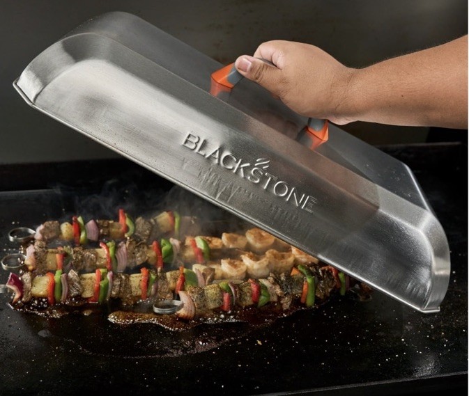 Blackstone Extra-Large Stainless-Steel Basting Cover Easy Clean Silver 21" gallery