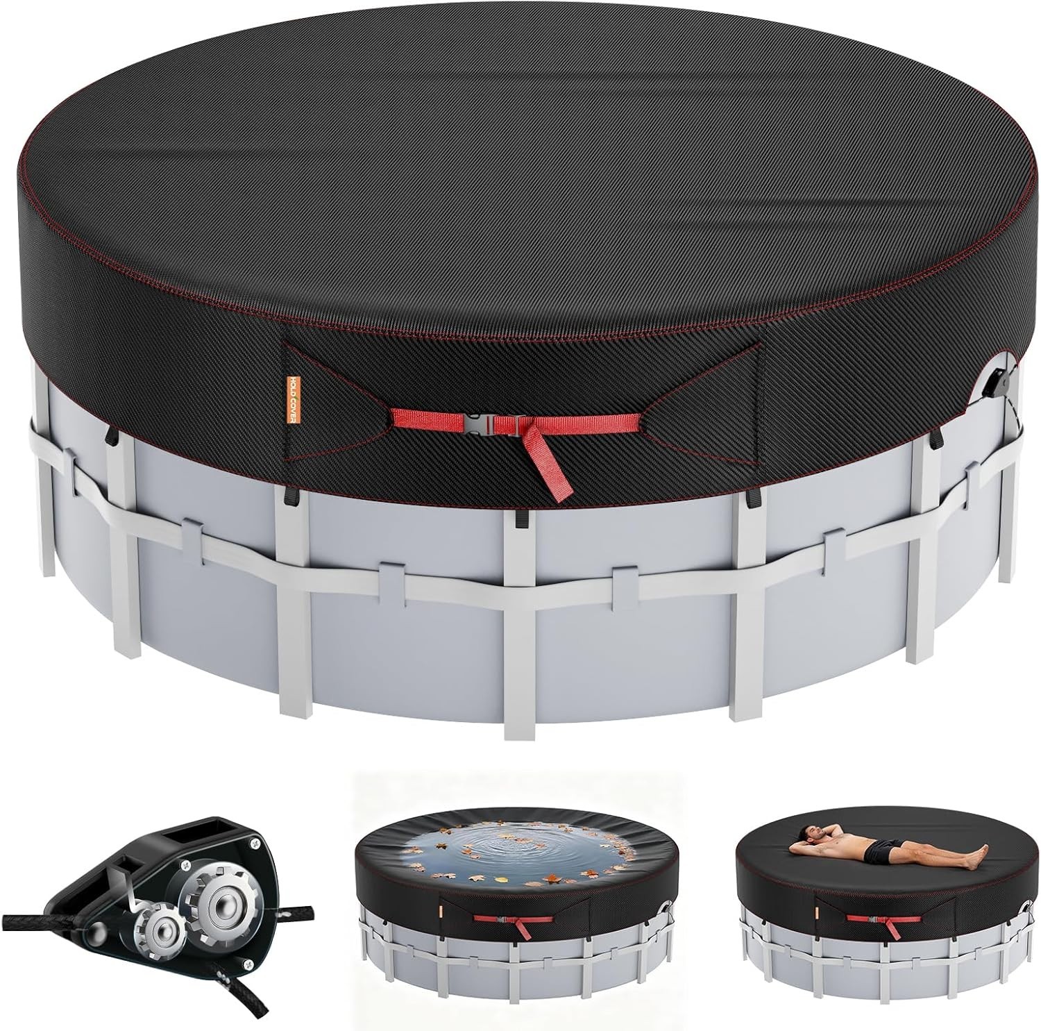 10 Ft Round Pool Cover, Solar Covers for Above Ground Pools, Stock Tank Pool gallery