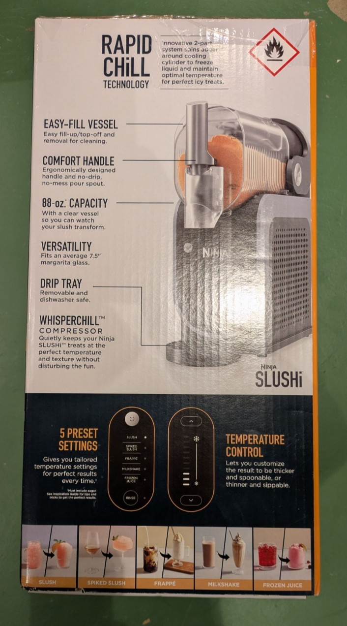⭐NEW⭐ Ninja Slushi FS301 88oz Professional Frozen Drink Maker Free Shipping 🚛🚚 gallery
