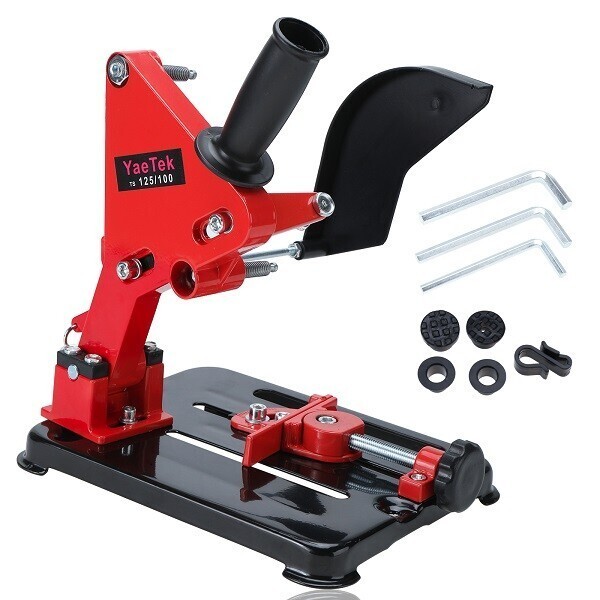 Angle Grinder Bracket Cutter Support w/ 0-45° Adjustable Angle for 100mm-125mm