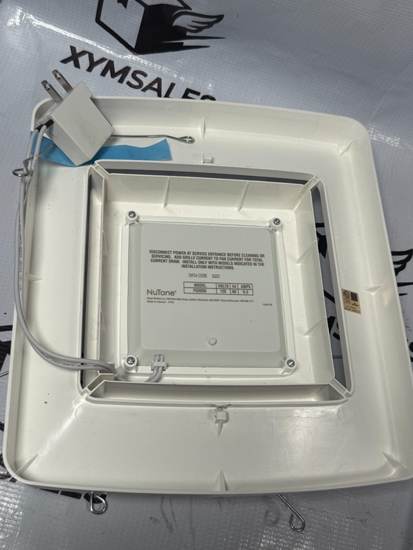 Broan-Nutone Quick Installation Bathroom Exhaust Fan Cover with LED FG500N gallery