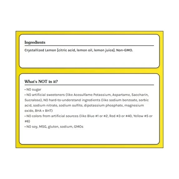 True Lemon Crystallized Water Enhancer Powder, 0 Calorie Lemon Flavor, 1.41 oz gallery