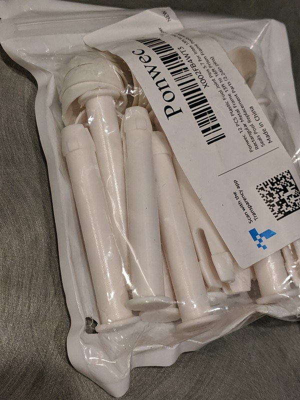 12 PCS - ImPonwec Pool Frame Replacement Joint Pins & Rubber Washer gallery