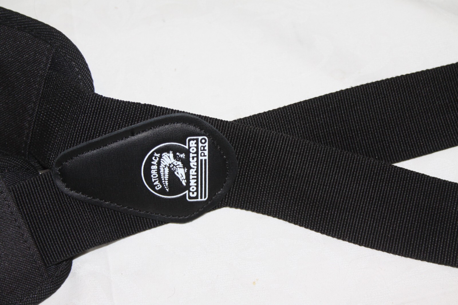 Gatorback Contractor Pro Tool Belt Size Large NO Pouch Black Canvas Belt Only gallery