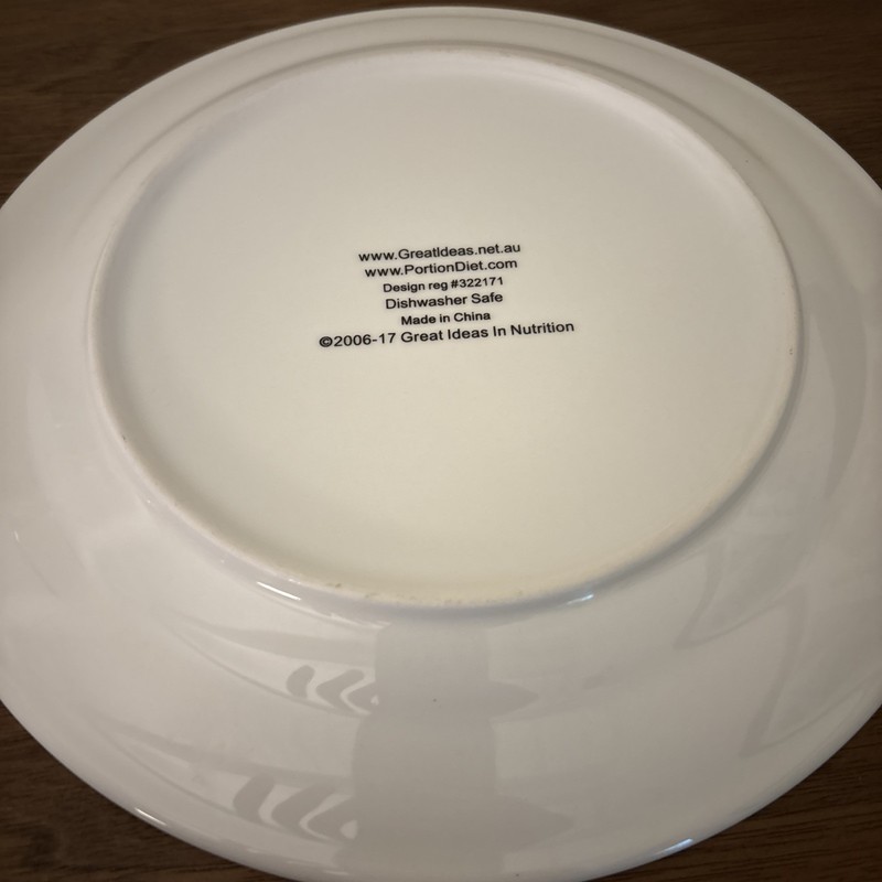 Portion Perfection Control Plate 10” & 5” Bowl Easy Weight Loss & Healthier Diet gallery