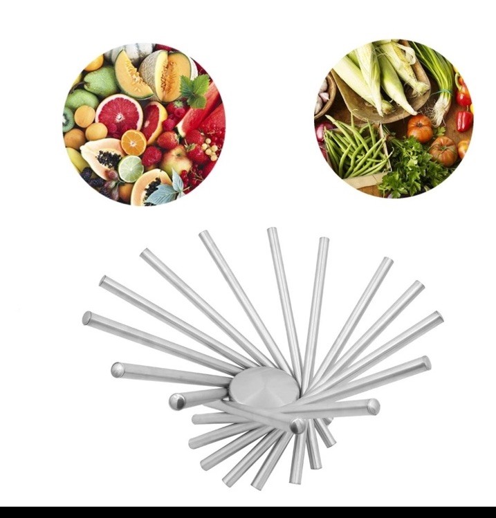 Creative Stainless Steel Rotation Fruit Bowl/Fruit Basket/Fruit Stand/Fruit H... gallery