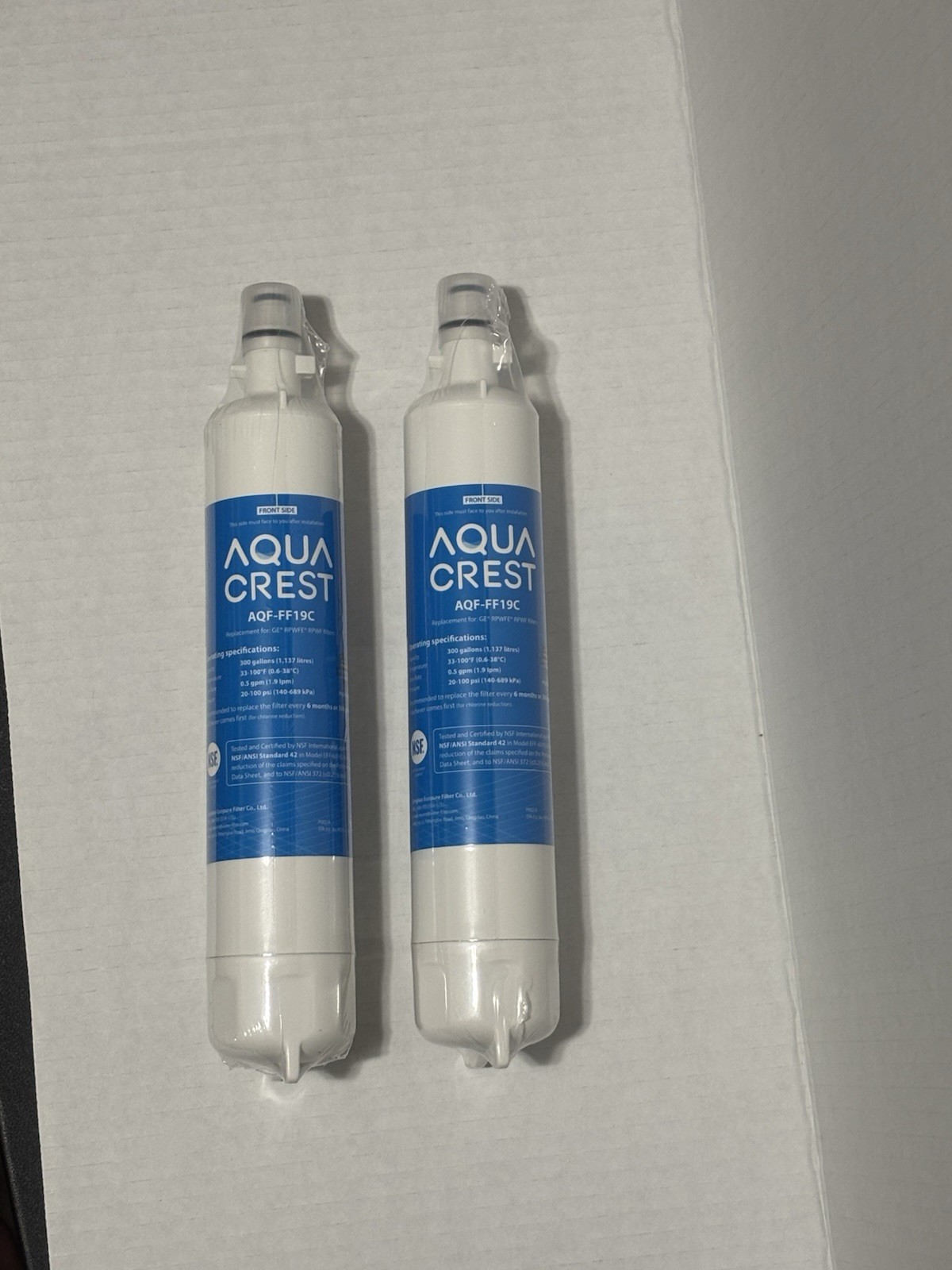 RPWFE Refrigerator Water Filters Replacement For GE RPWFE RPWF w/ Chip- 2 Pack gallery