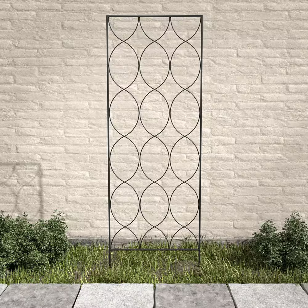 72 In. Glory Trellis in Black gallery