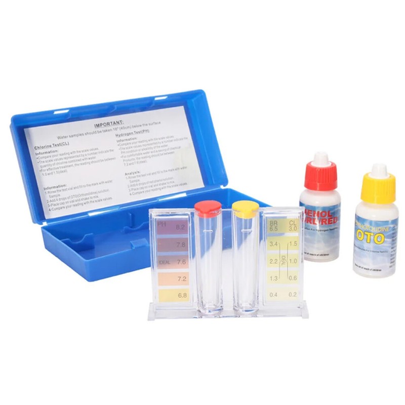 Swimming Pool Spa Test Kit Water Quality for pH bromine chlorine OTO Pool Tester gallery