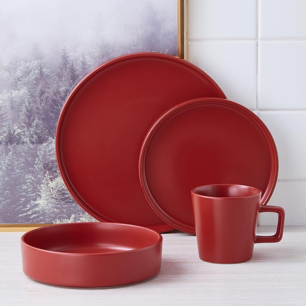 Stone Lain Cleo Stoneware Dinnerware Set,of 4