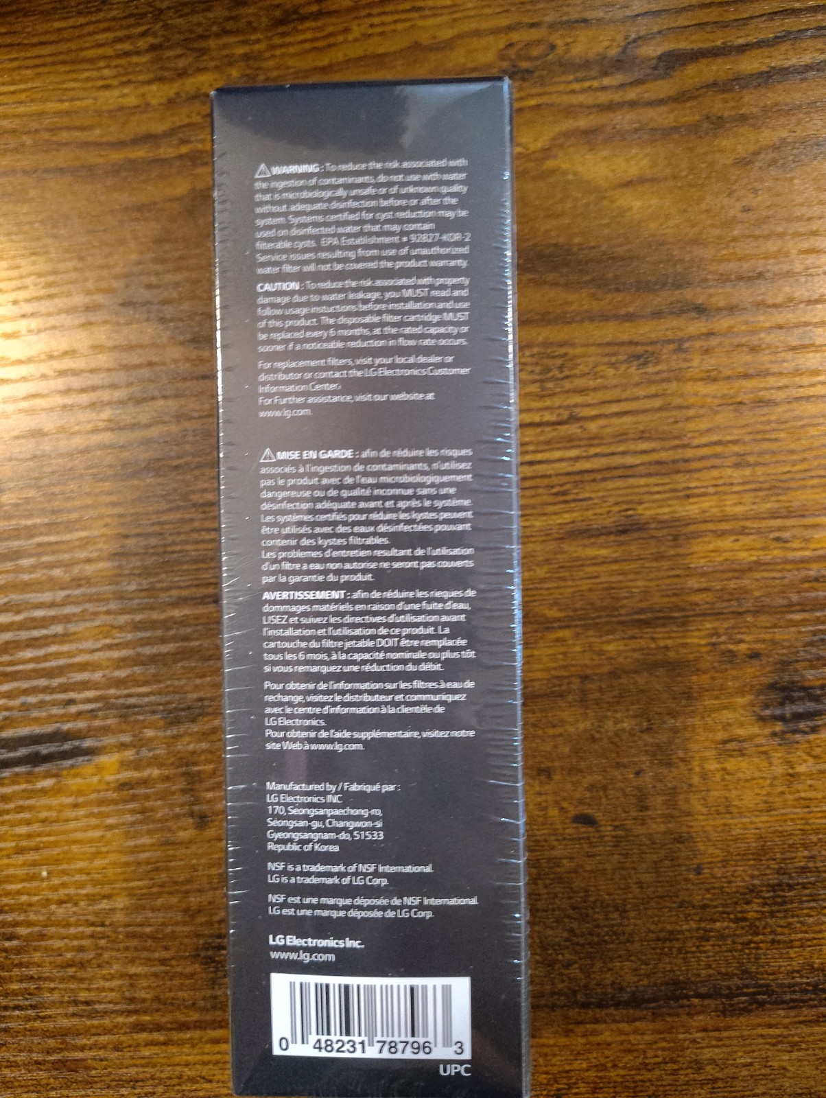 LG Water Filter Replacement Cartridge, LT1000P/PC/PCS, NSF Certified gallery