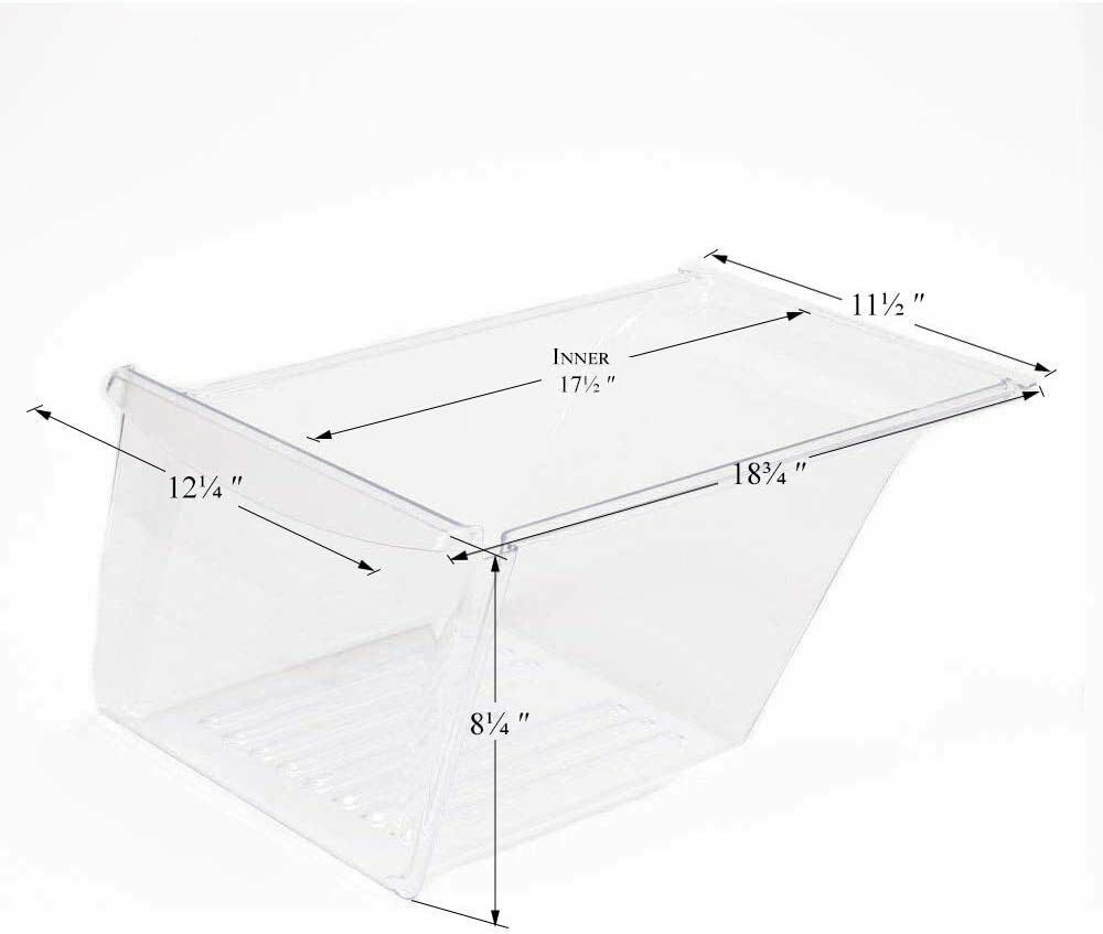 Crisper Pan ( Bottom ) Compatible with Frigidaire Kenmore Refrigerator 240343803 gallery