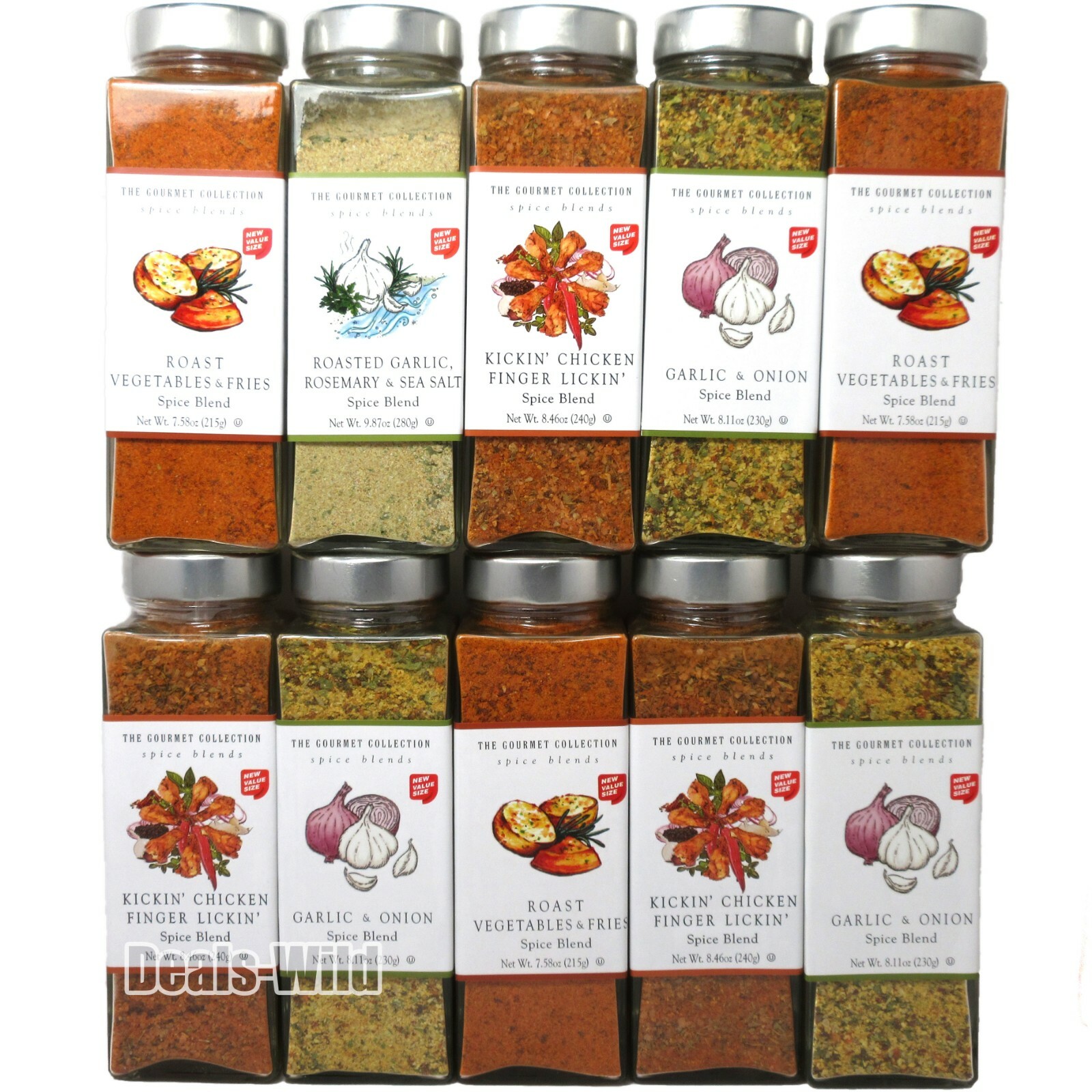 The Gourmet Collection Spice Blends Seasoning Pick Flavor New Larger Value Size gallery