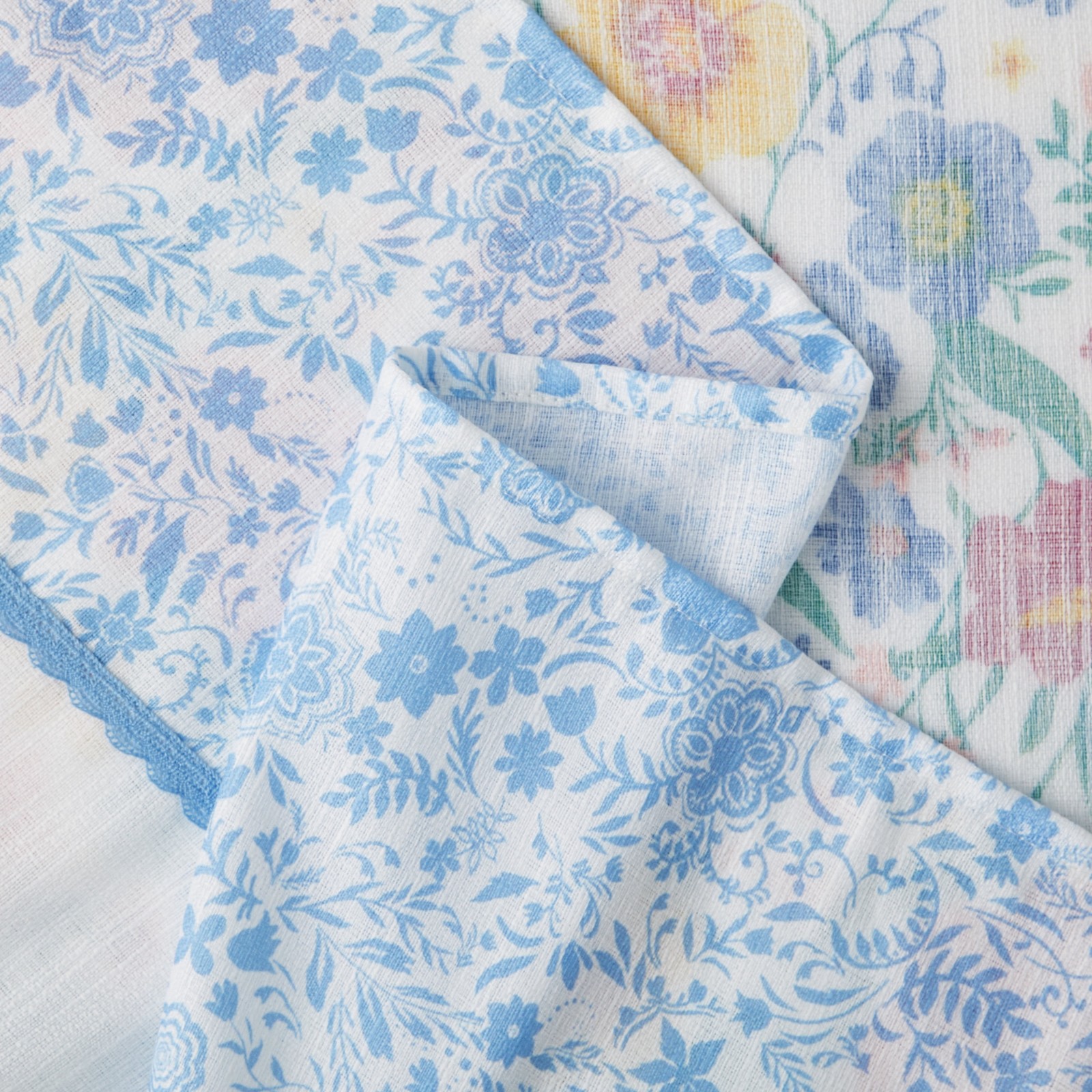 Flowering Frontier Fabric Tablecloth, Multi-color, 60" W x 84" L gallery