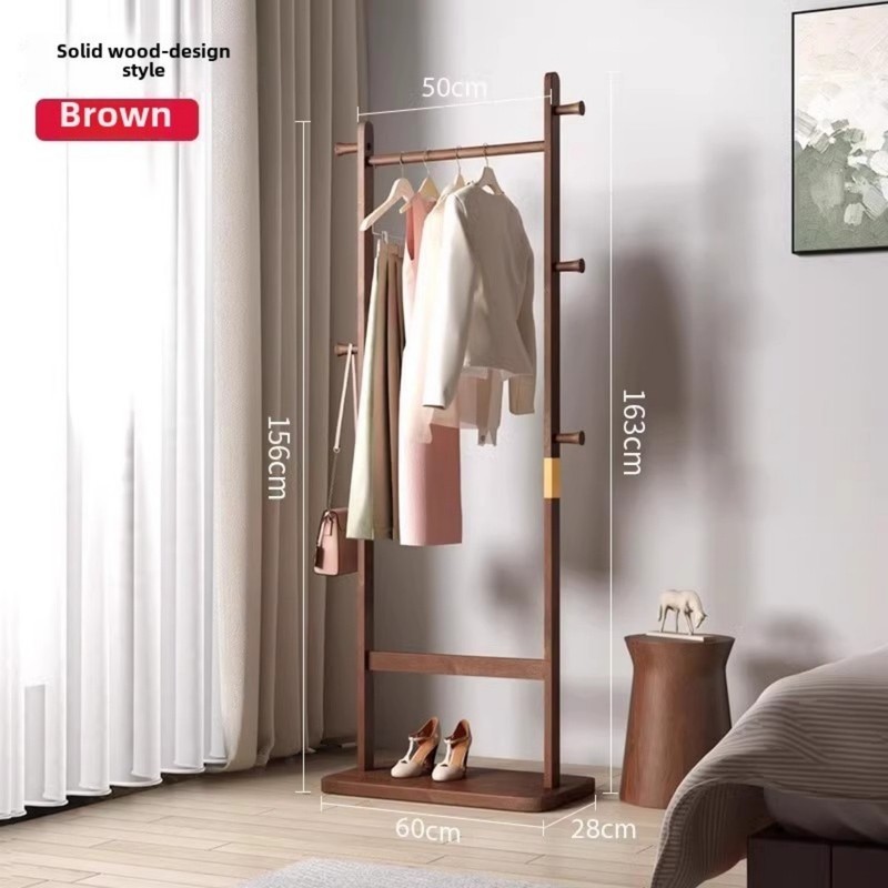 Coat Racks solid wood hanger Solid environmental protection easy to assemble gallery