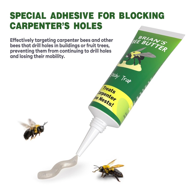 Carpenter Bee Traps for Outside, 2 Pack Sticky Trap, Brain's 2 PCS gallery