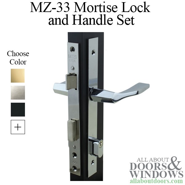 Papaiz Double Cylinder Keyed Handle Set - Slimline 323 Mortise Lock gallery