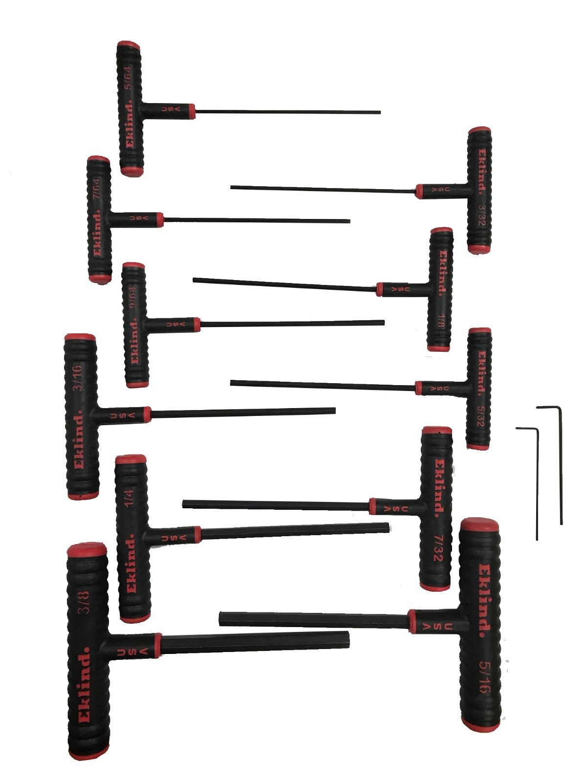 Eklind T Handle Hex Wrench Set 60614 SAE 13pc 5/64"-3/8 Inch 6" T-Handle w Stand gallery