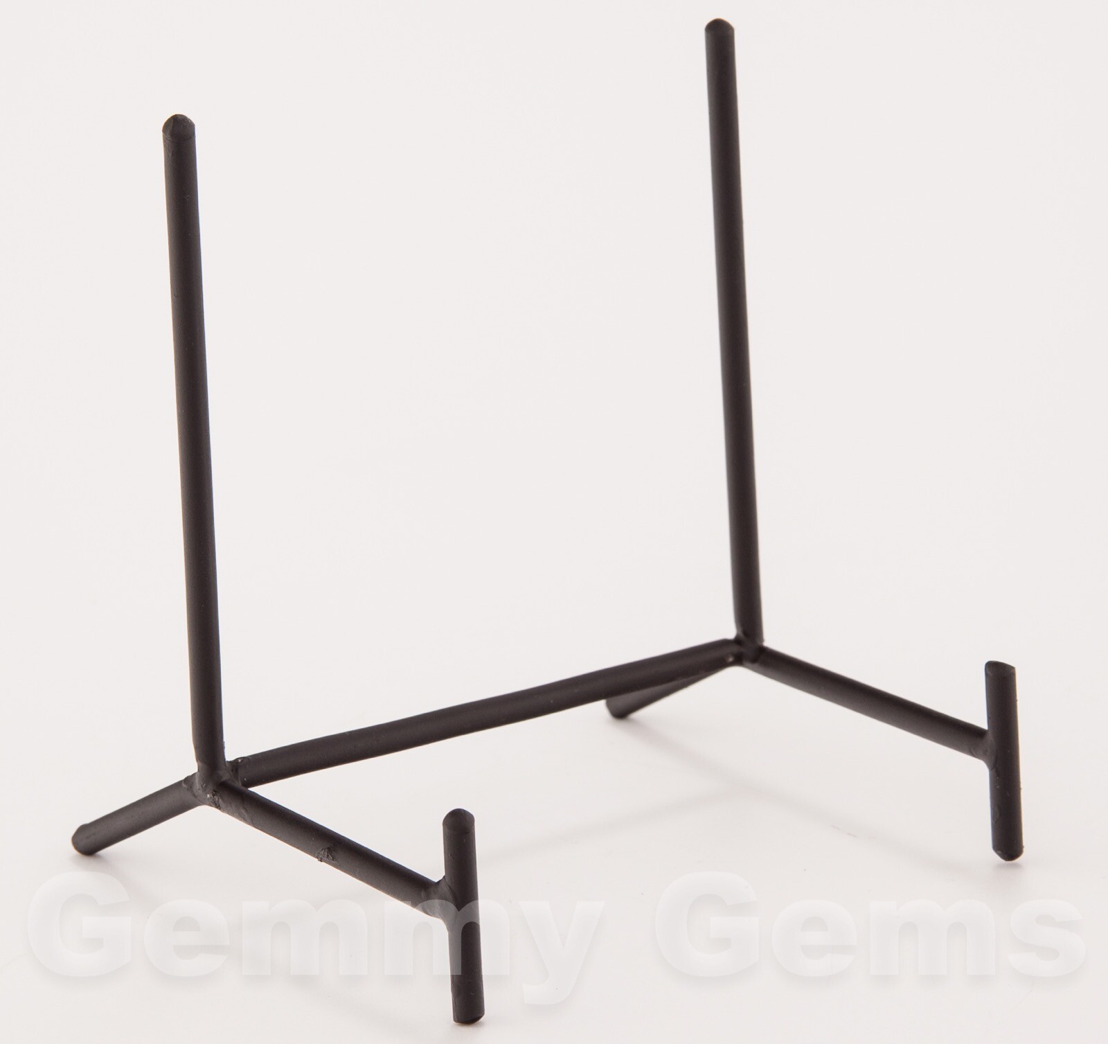 112M Medium Black Iron Metal Slab Stand Decorative Display Slice Plate Specimen gallery