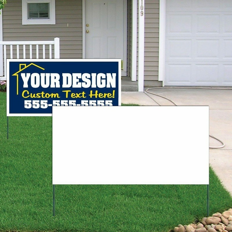 2'X4' 4mm Corrugated Plastic Blank Yard Signs - FREE SHIPPING gallery