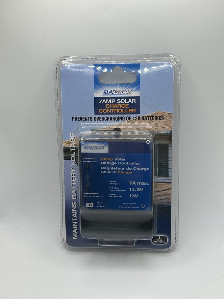 Sunforce Black Blue Plastic 13 Volts 7 Amp Solar Charge Controller