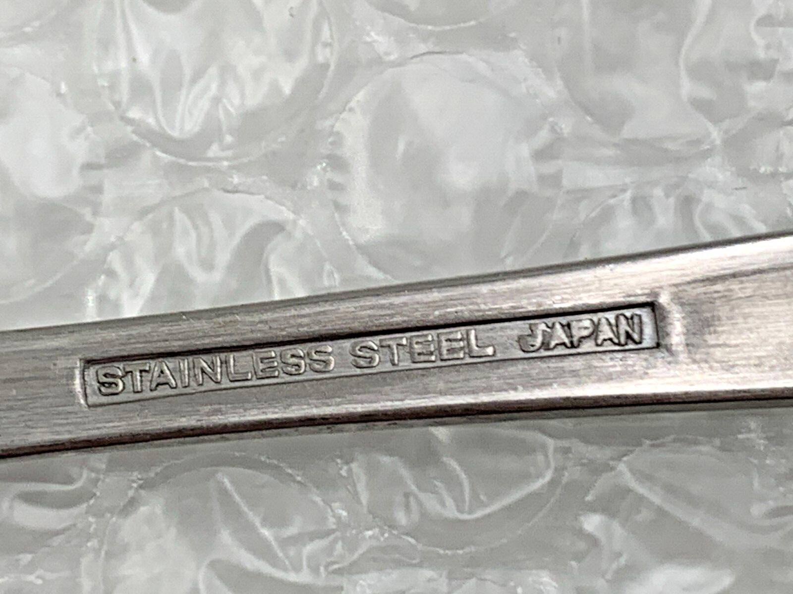 STAINLESS STEEL JAPAN Unknown Maker SATIN Center Ridge Tipped 23-2036 gallery