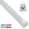 25 Pack Linkable Led Shop Light Garage 8Ft 100W V-Shaped T8 Integrate Tube Light gallery