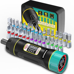 31 Piece Torque Screwdriver Driver Set 1/4″ 10-80 Inch Pounds lbs 30pcs S2 Bits
