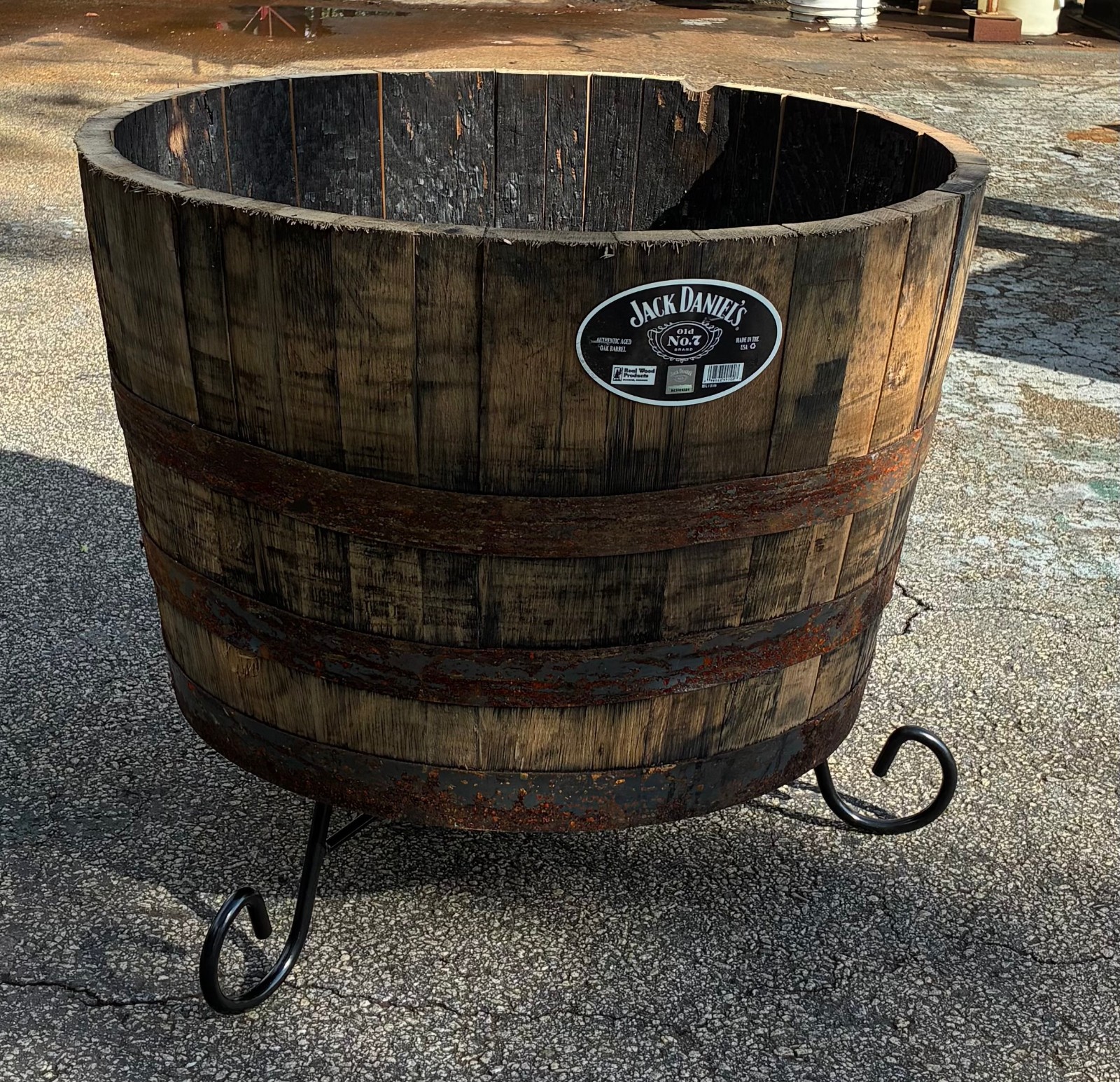 Whiskey Barrel Planter Base (barrel planter not included) gallery