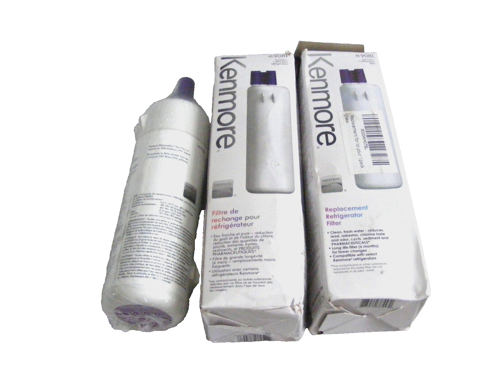 Kenmore 9081 Replacement Refrigerator Water Filter 46-9081 46-9930 Lot Three gallery