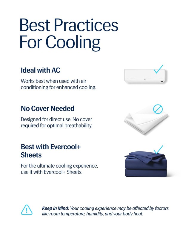 ® Evercool® Cooling Comforter, Full/Queen, Blanket for Hot Sleepers, All Seas... gallery