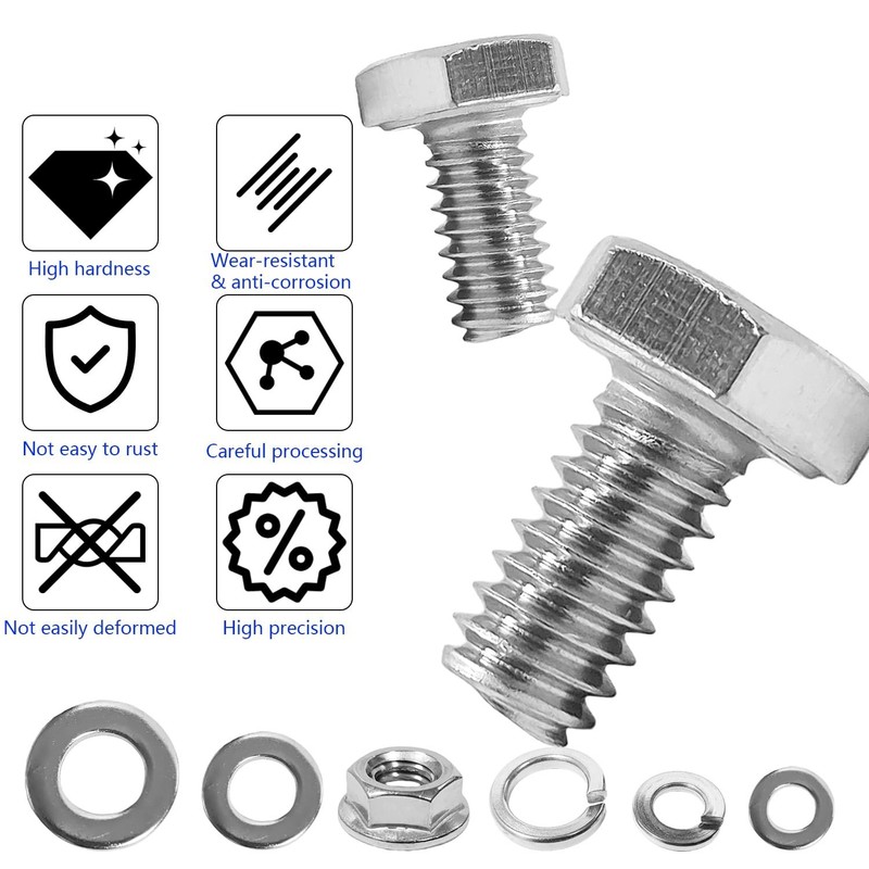 Small Block Engine Hex Bolt Kit Fit for Chevy 265 283 302 305 307 327 350 400; 3 gallery