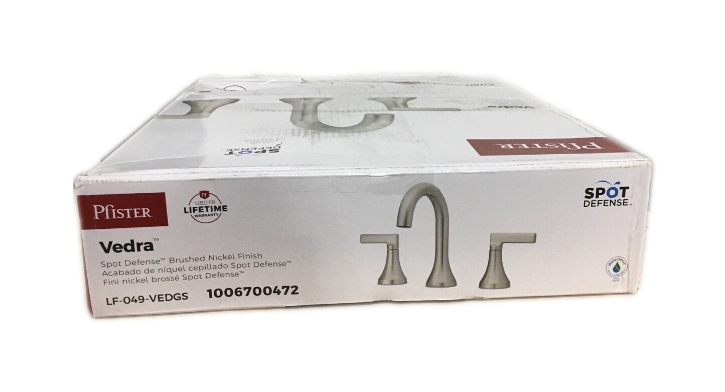 Pfister Vedra 8 in. Widespread Double Handle Bathroom Faucet in Brushed Nickel gallery