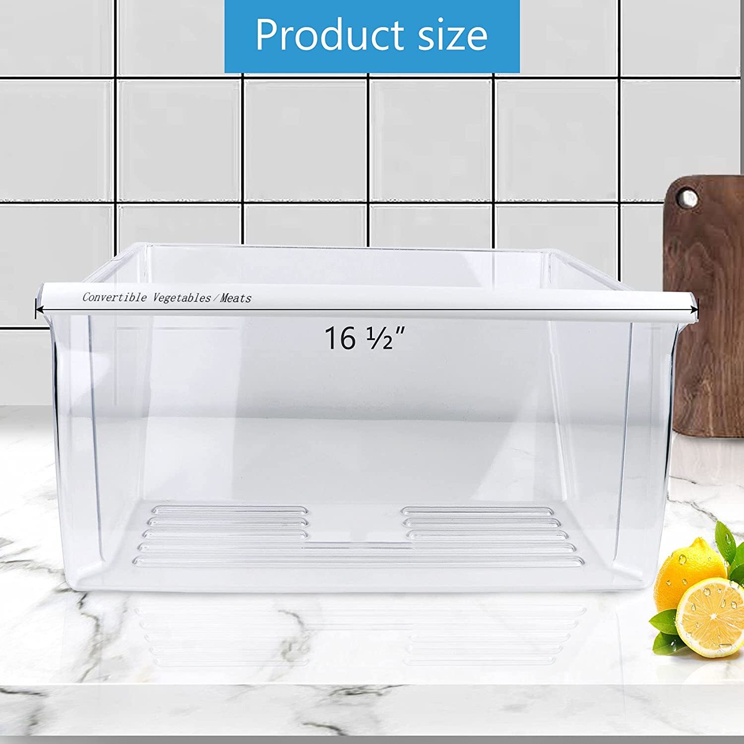 WP2188664 Genuine (OEM) Whirlpool Refrigerator Meat Pan (Drawer 2188664 gallery