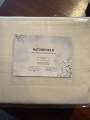 5 Piece Bamboo Split King Sheets Ivory New In Package 100% Rayon From Bamboo