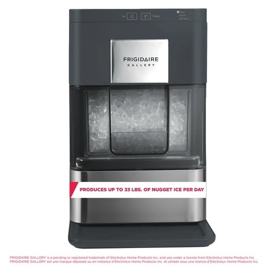 Frigidaire Gallery, 33 lbs. Touchscreen Nugget Ice Maker, Stainless Steel Accent gallery