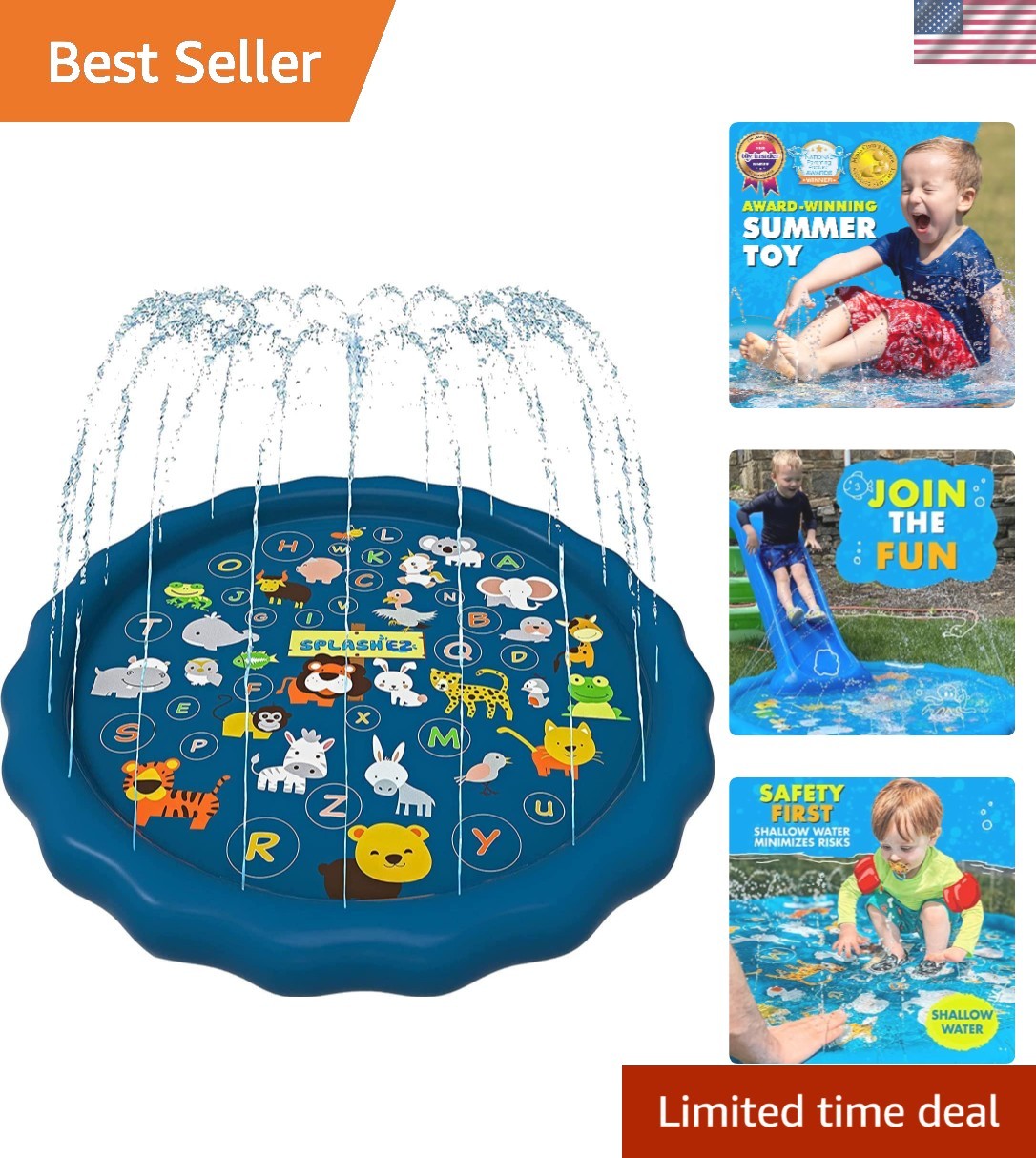 Splash Safely: 3-in-1 Learning Splash Pad for Kids – 60 gallery