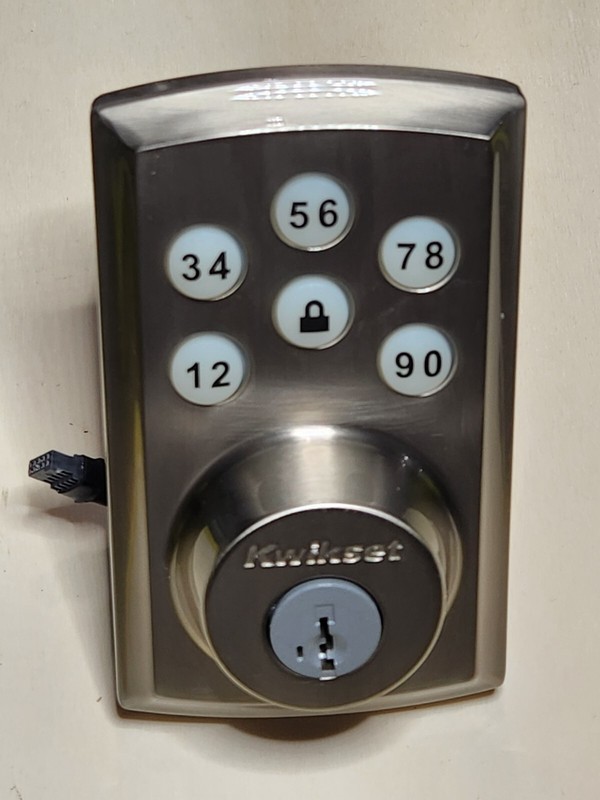 Kwikset Smartkey Deadbolt Cylinder Replacement 2 KEYS - Silver/Nickel 83373 gallery