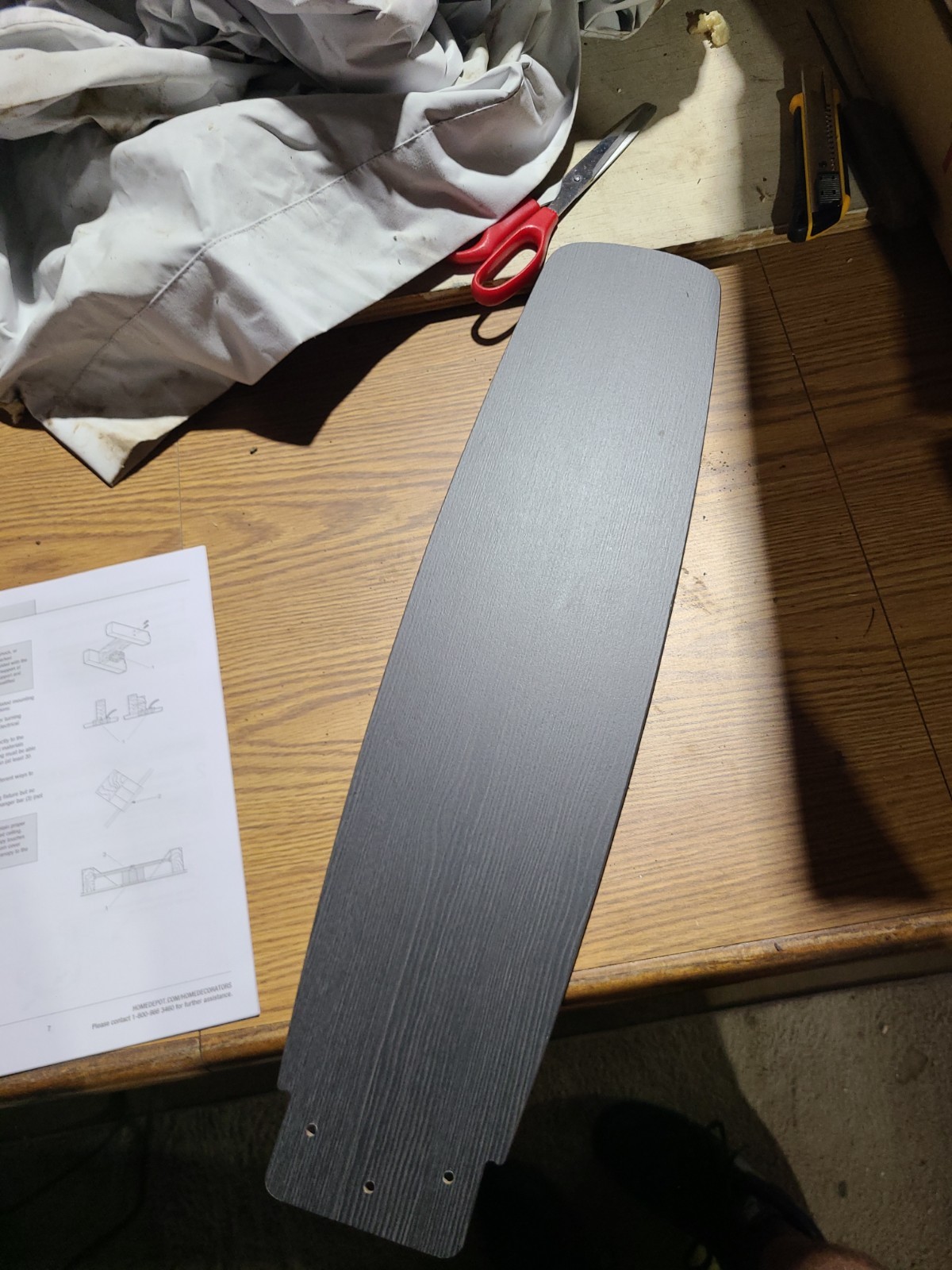 Home Decorators Ashby Park 52" LED Brushed Nickel (Blade Only) gallery