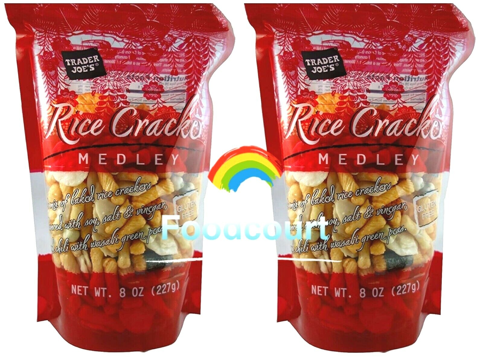 2 Packs Trader Joe's Rice Cracker Snack Mix Medley Gluten Free 8 oz Each Pack gallery