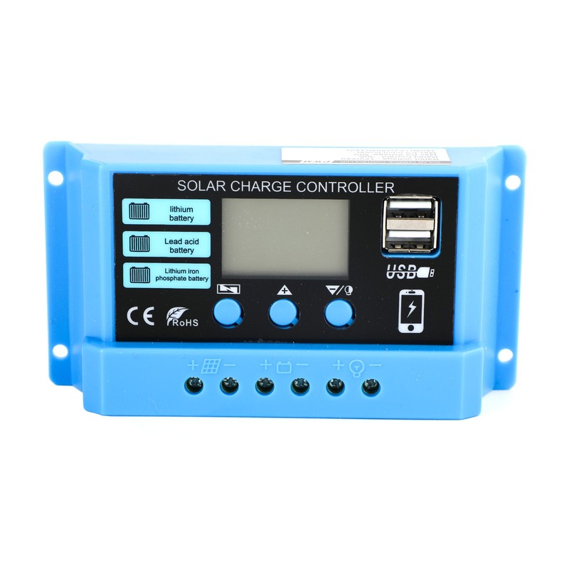 10A PWM Solar Charge Controller PV Regulator For Lifepo4 Lead Acid Gel # gallery