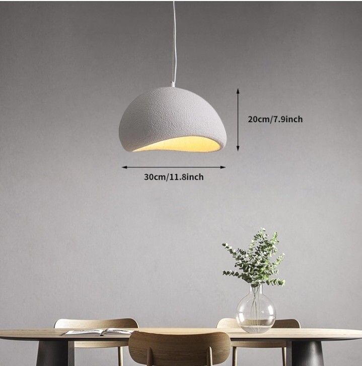30cm Modern Pendant Light Matte White E26 for Dining Room Kitchen Island gallery